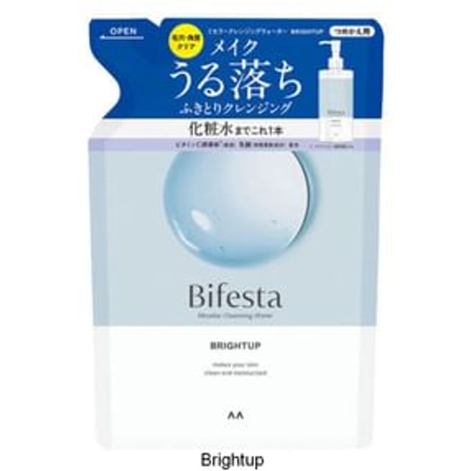 Mandom - Bifesta Micellar Cleansing Water Brightup - 360ml Refill