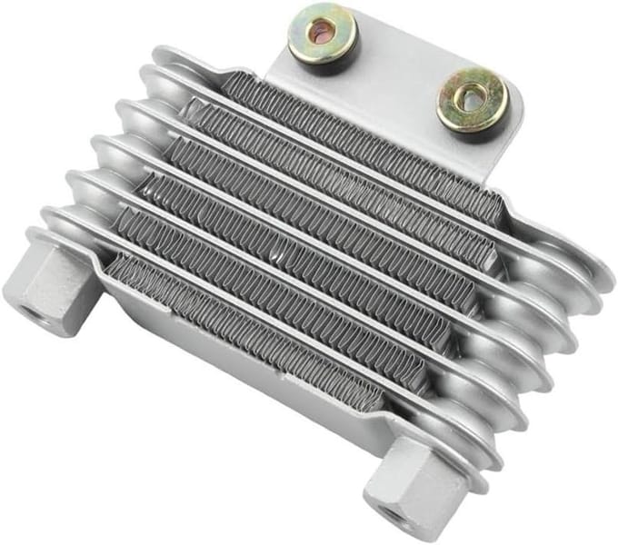 Motorfiets Radiator - Oliekoeler - Motor Koelen - Zes Rij Structuur - 50CC-150CC - Zwart