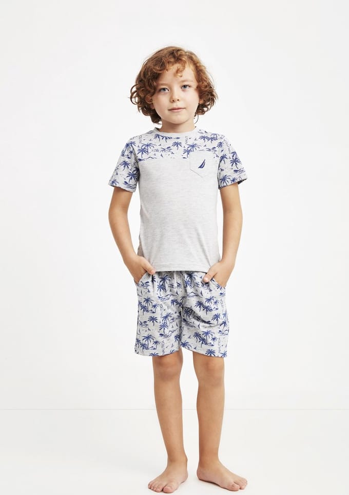 Nautica - Kinderen Pyjama Short Set - 7/8