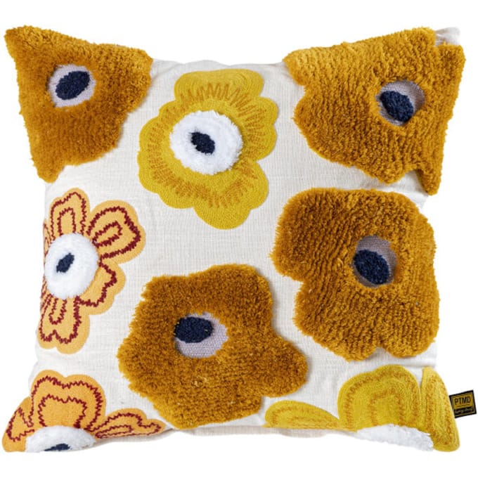 PTMD - Sierkussen Bethanie - Geel - 45x4x45cm