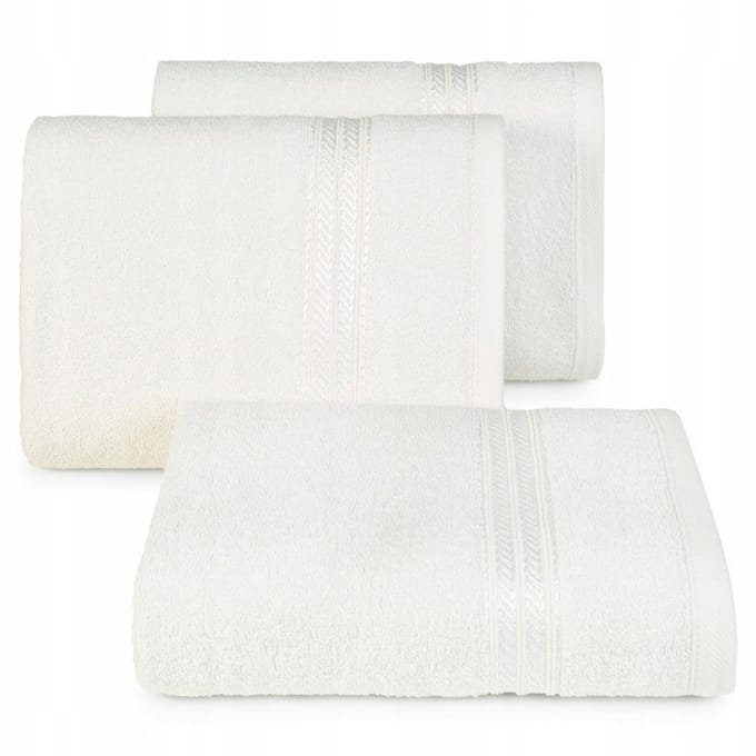 Lori Badhanddoek 50x90 cm - 100% Katoen, Crème