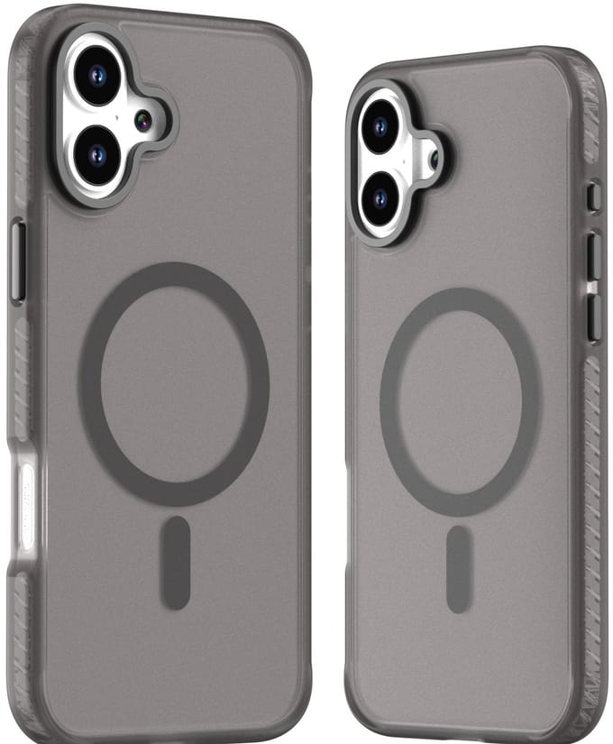 Mobile5 - iPhone 16 Plus Magsafe-Compatible Backcover - Zwart met Lens Design