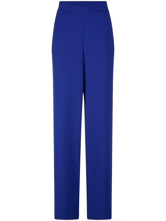 Straight Fit-broek Van Peter Hahn blauw