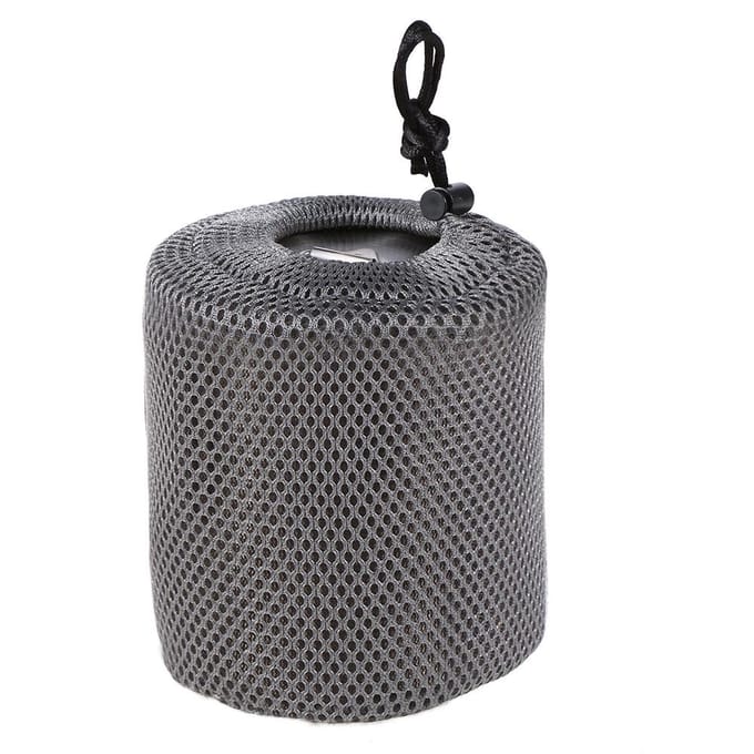 Lixada – tasse à eau Portable avec couvercle et poignée pliable, Pot de 750ml, Camping pot white