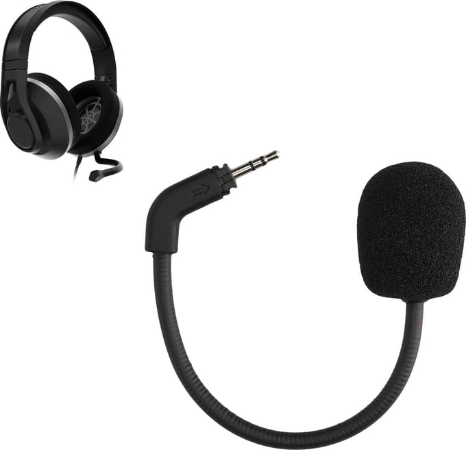 kwmobile microfoon voor gaming headset - geschikt voor TurtleBeach Recon 500 - - In zwart