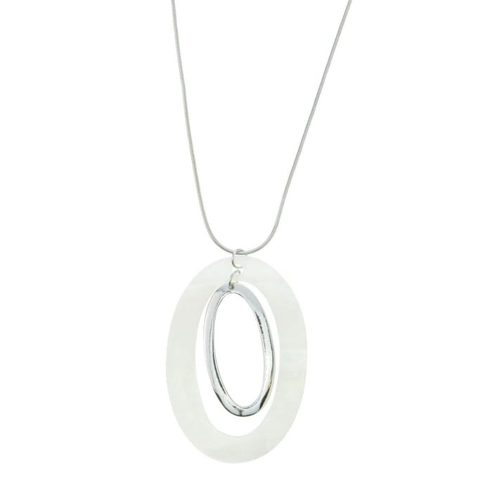Behave Klassieke ketting met schelpen hanger