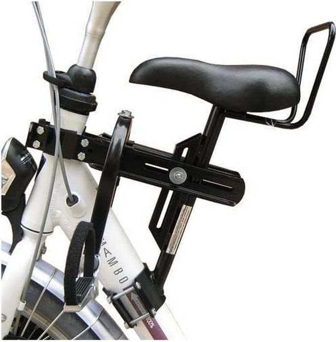 Zadel op Stang Model 4 - kinderzitje damesfiets - oversized onderbuis - 78 mm