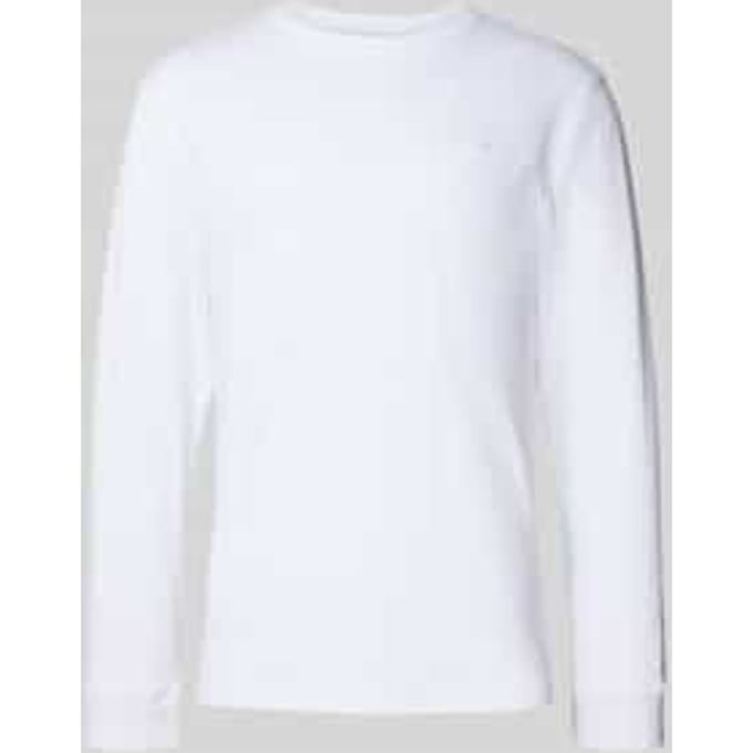 Shirt met lange mouwen en ribboorden