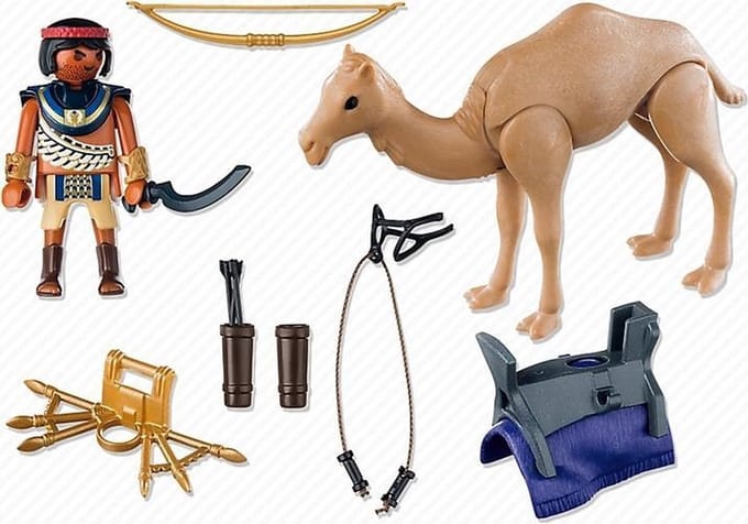 Playmobil History: Egyptische Krijger Met Dromedaris (5389)