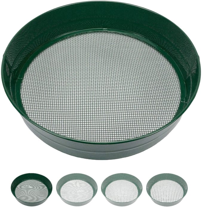 Dailygoods- Tuinzeef 33 cm Ø - Stevige Zeef - Roestbescherming