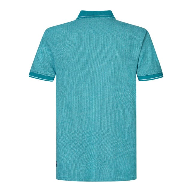 Petrol Industries Heren polo m-1040-pol959 5181 blue green