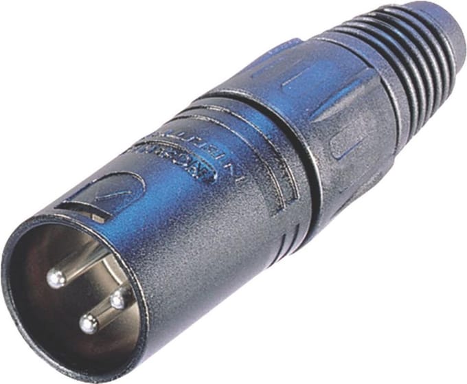 Neutrik NC3MX-BAG XLR 3-pins (m) connector / zwart
