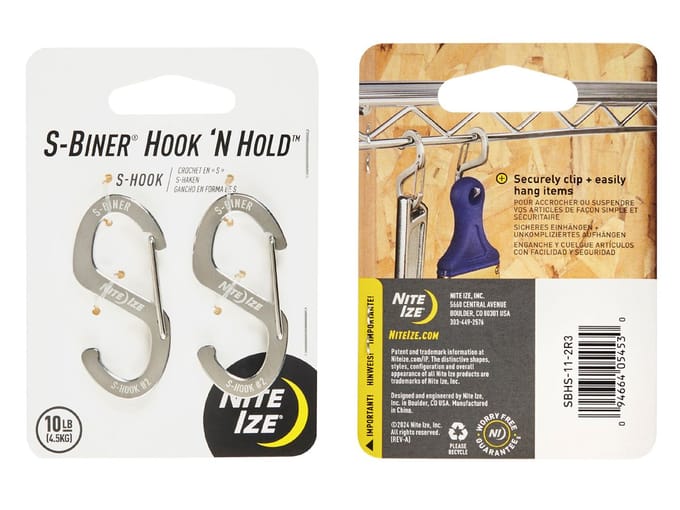 Nite ize s-biner hook n hold karabijnhaa