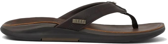 Reef Leather Offshore Heren Teenslippers Cj8554 - Kleur Bruin - Maat 39
