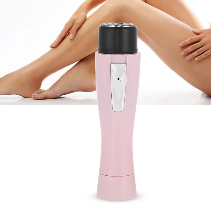 Mini épilateur électrique étanche pour femmes, rasoir portable pour le corps white