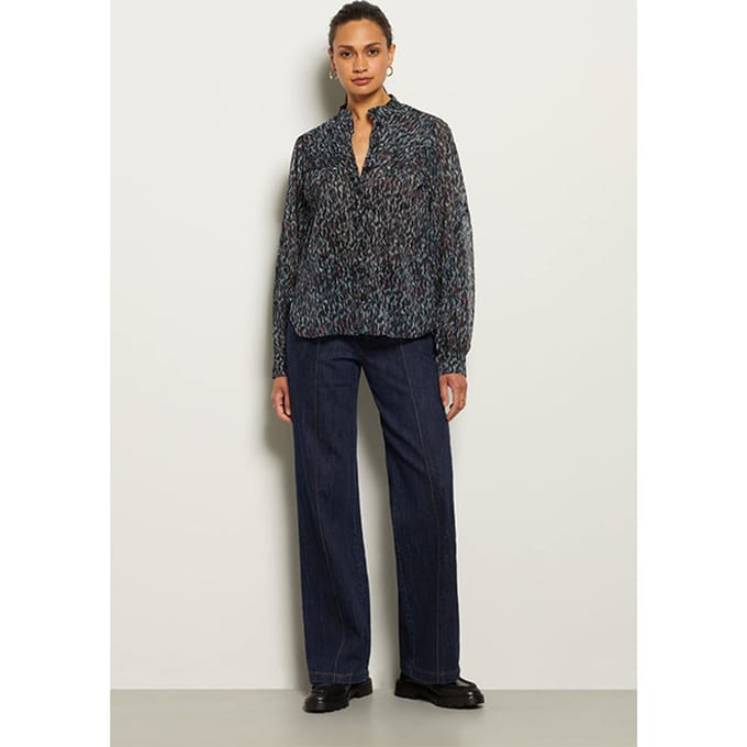 Alchemist Blouse Fevronia Midnight Blue Größe: 34 | Blusen Outlet | Damen | Blau