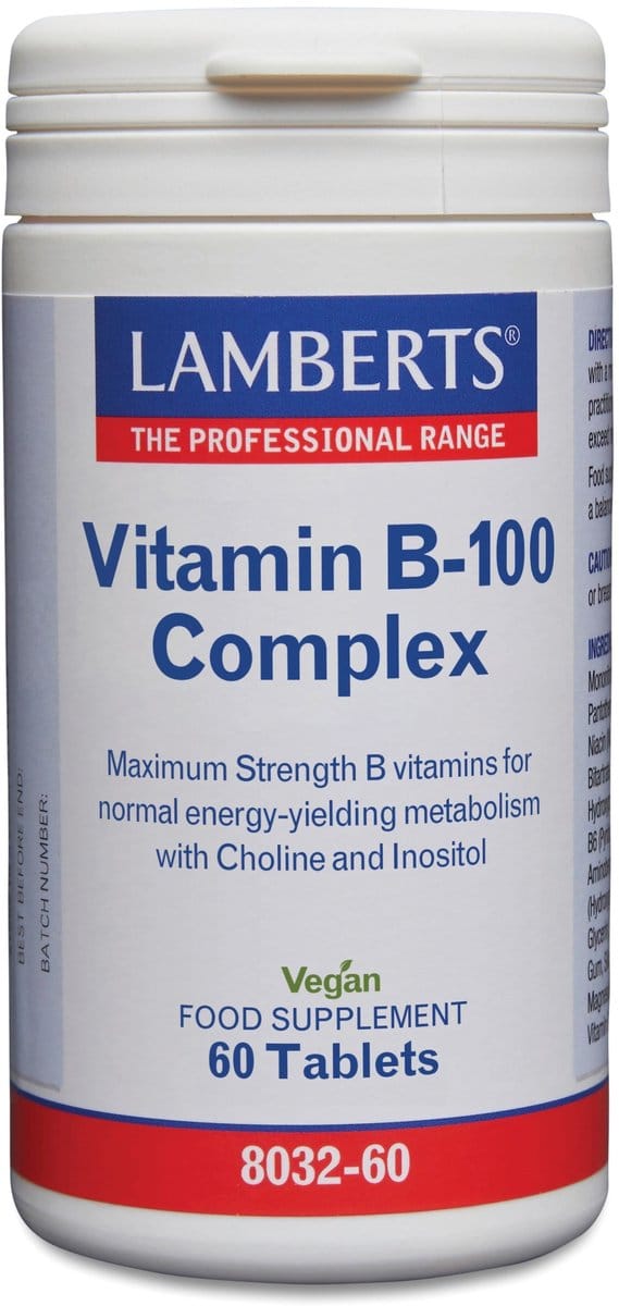 Lamberts Vitamine B100 Complex - 60 Tabletten