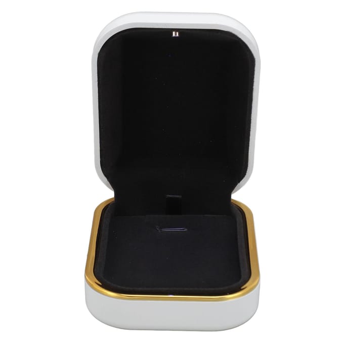 LED Licht Hanger Doos Ketting Display Case Duurzaam Waterdicht Grote Capaciteit LED Licht Ketting wit