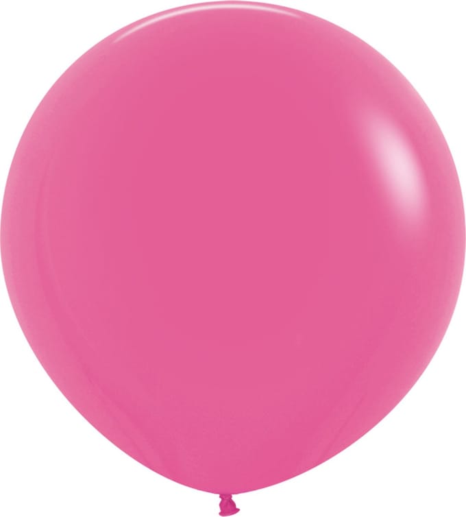 Sempertex, grote ballon, Latex, Fuchsia, 60 cm, 1 stuk(s)