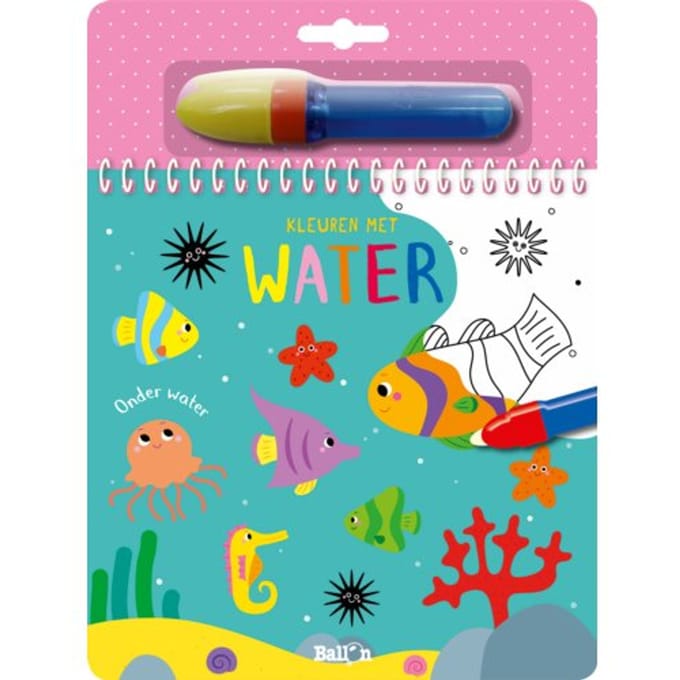 Standaard Uitgeverij Coloring with Water - Underwater World
