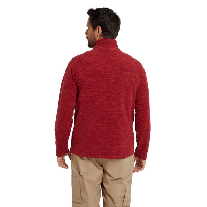 Mountain Warehouse Dames/Dames Snowdon II Fleece Top (Donkerrood)