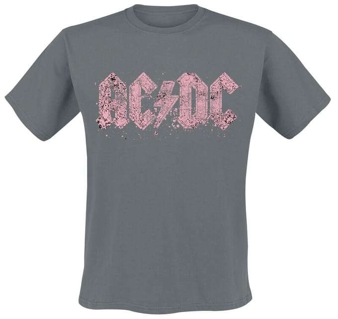 AC/DC T-shirt - Crown - S tot 5XL - voor Mannen - charcoal