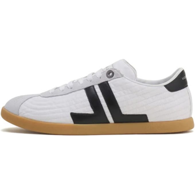 Lage Sneakers Lanvin Glen 2.0 Nylon Sneakers White Black