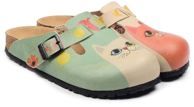 Goby Sunny Paws – Dames Clogs - Muilen – Vegan – Handmade – Maat 35