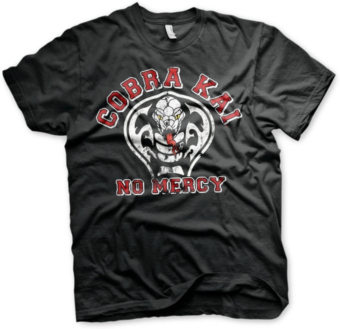Cobra Kai No Mercy T-shirt Zwart