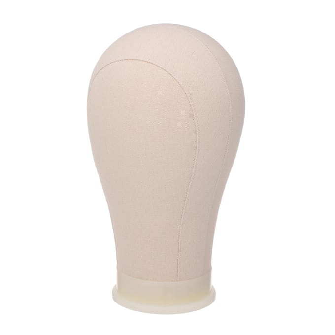 21  Kurk Canvas Blok Hoofd Mannequin Hoofd Display beige