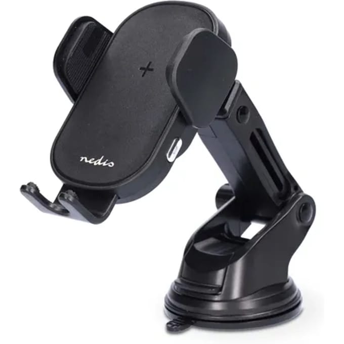 Nedis Draadloze Autolader - 7.5 / 10 / 15 W - 1.5 / 1.67 / 2.0 A - 1.00 m - USB Type-C - Inclusief kabel