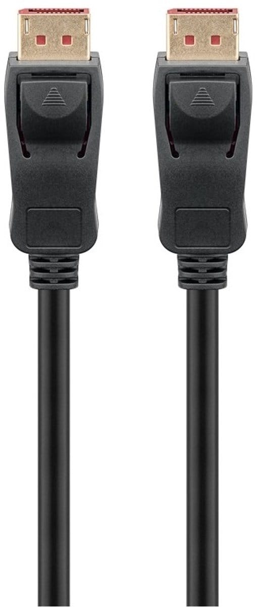 Goobay DisplayPort-kabel 2.1, 80gbit/s (16K/60 Hz DSC), kabellabel