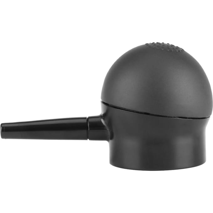 Atomiseur d'application professionnelle pour fibres capillaires Buse Outils épaississants pour cheveux black