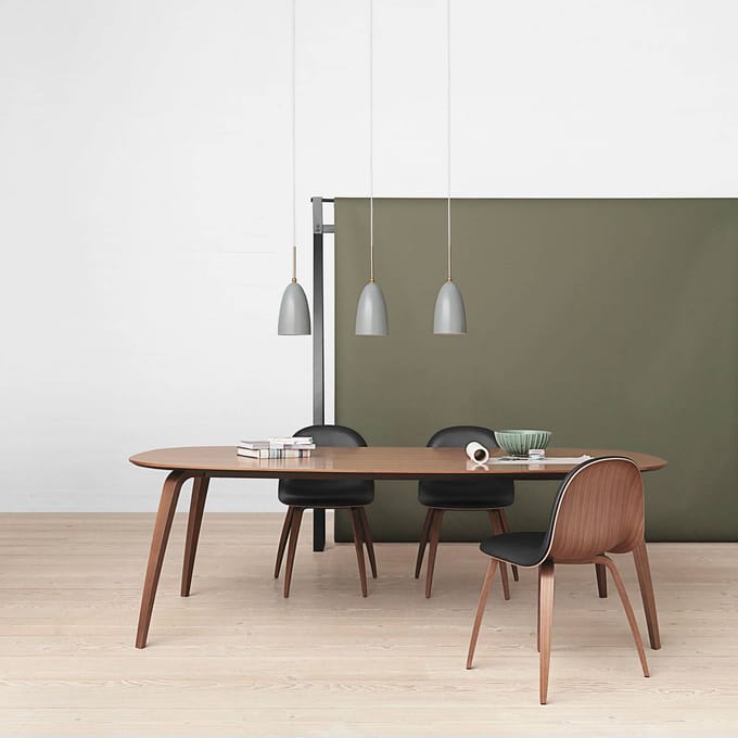 GUBI Grossman Collection Grasshopper Hanglamp Blauw Grijs