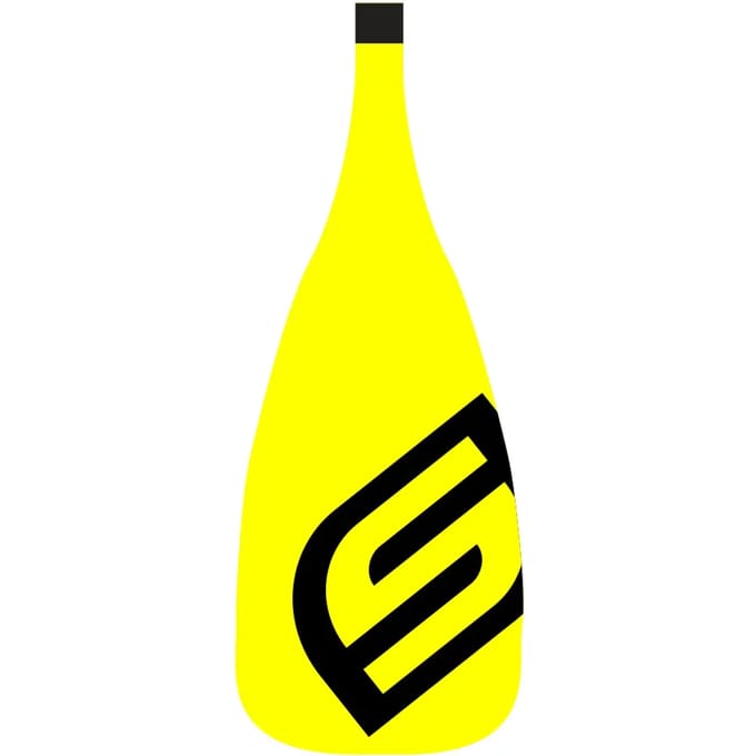 Safe Waterman Fiberglass Plus Sup Peddel 3 Stukken Geel 175-220 cm