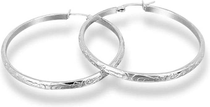 Amanto Oorbellen Dessy L - 316L Staal - Oorring - 3.5mm - ∅54mm