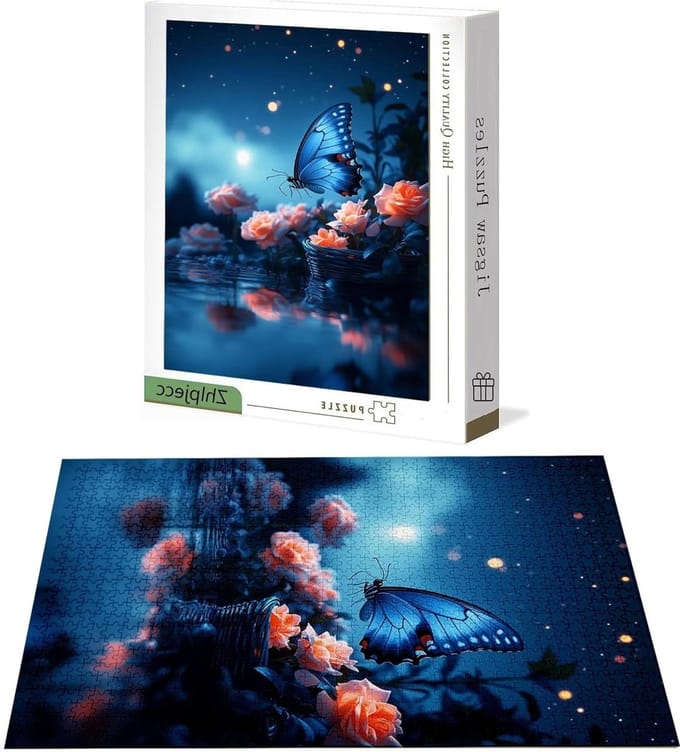 Legpuzzel 4000 stukjes - Houten puzzel - Ontspanning thuis - Grote afmeting - 141x87 cm - Roze