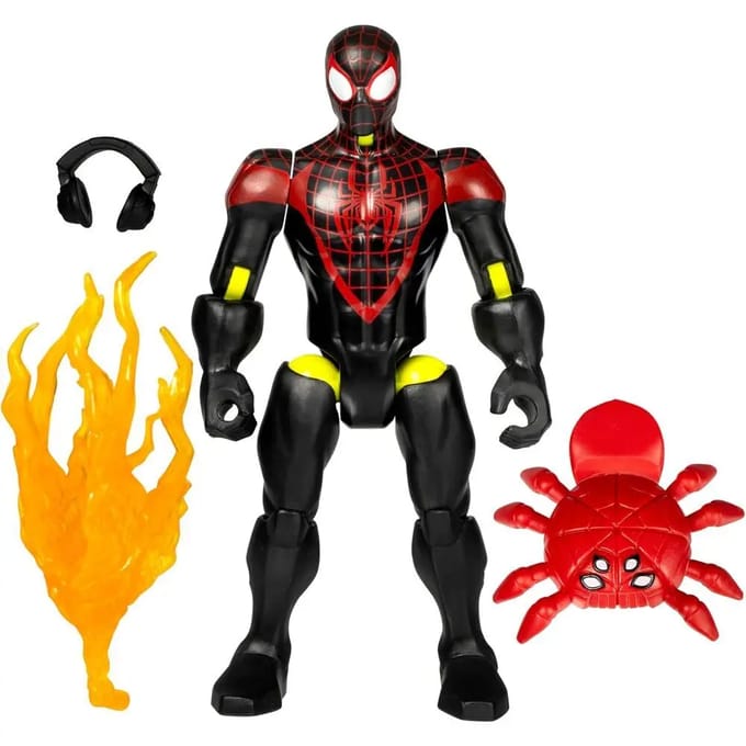 Hasbro Spiderman Miles Morales actiefiguur Mixmashers speelgoed.