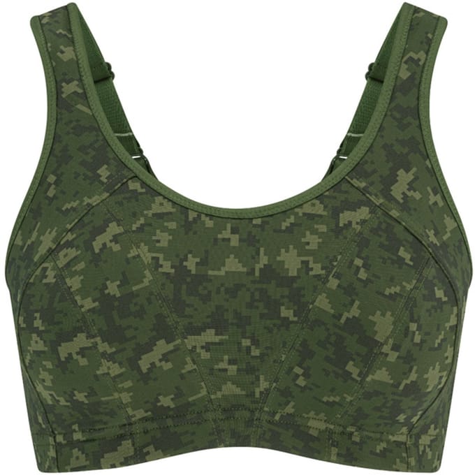 Shock Absorber Active Multi Sport BH – Bronze Green Print - 80C