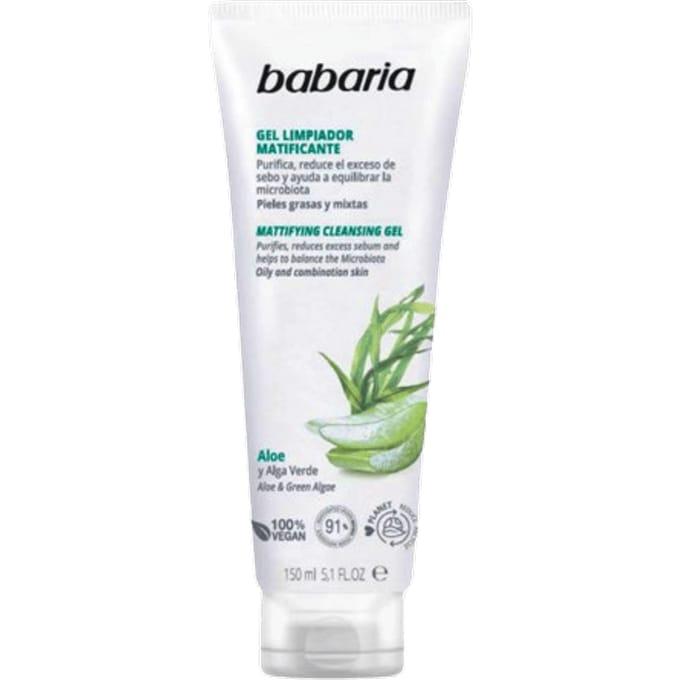 Babaria Aloe &amp; Green Alga Matifying Facial Cleansing Gel 150 ml