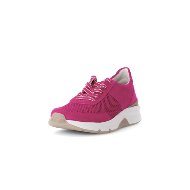 Gabor rollingsoft sensitive 66.897.28 - dames rollende wandelsneaker - Roze - maat 35.5 (EU) 3 (UK)