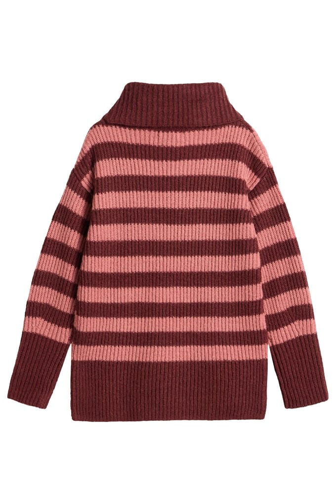 White Stuff Roll Neck Jumper Plum Multi Größe: 8 | Pullover Outlet | Damen | Magenta