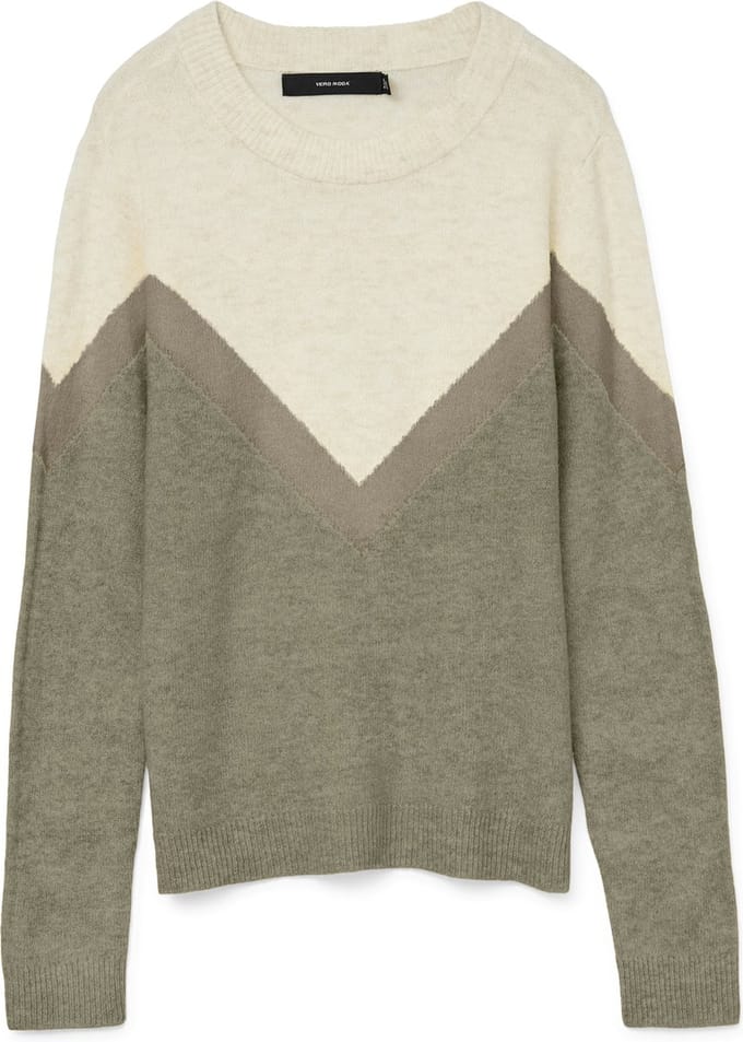 VERO MODA - VMPLAZA LS BLOCK PULLOVER GA BOO - Dames - Gebreide truien