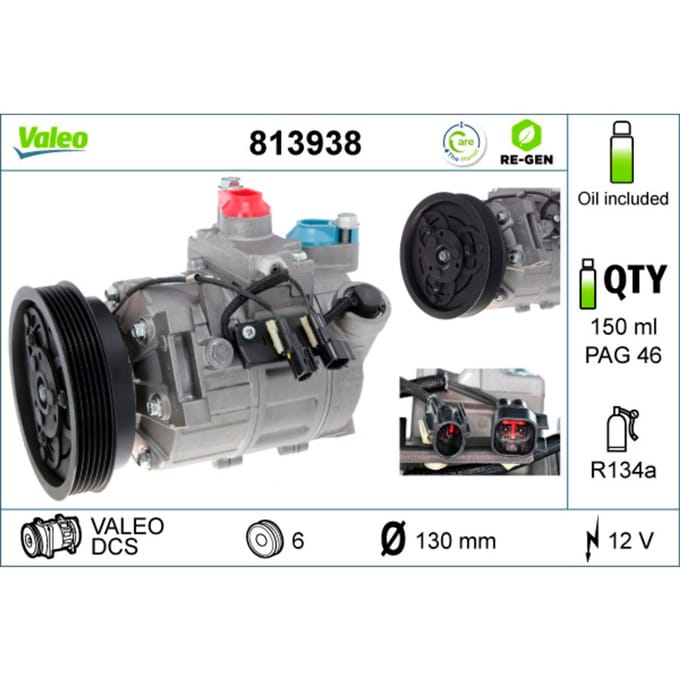 Compressor airconditioning VALEO 813938