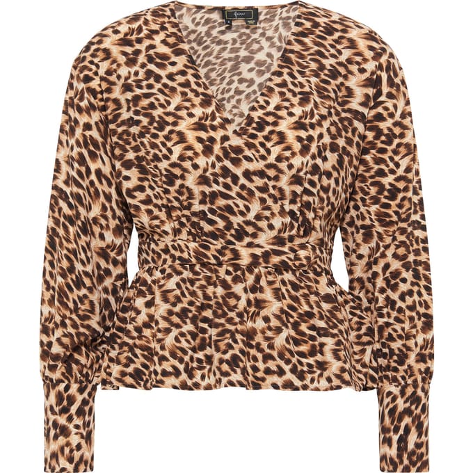 Faina Blouse Dames bruin
