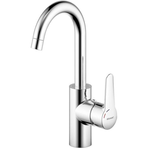 Bravat Oslo washbasin faucet with high spout 3517002