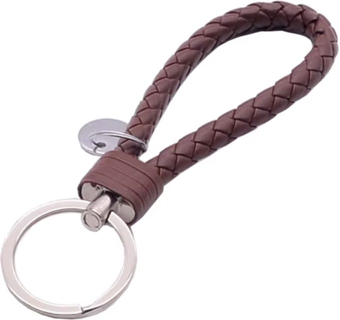 New Age Devi - Sleutelhanger van Leer - Bruin