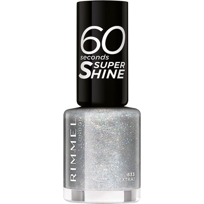 Rimmel London 60 SECONDS SPECIAL EFFECT Glitter Silver Extra! Silver