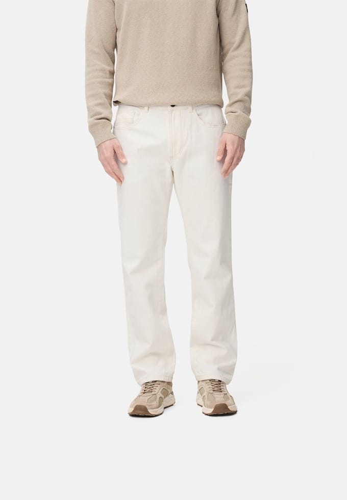 camel active Relaxed fit 5-pocket jeans van katoen - Maat - Beigemenswear-36/32