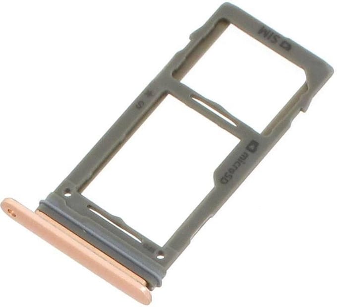 SIM & SD Kaarthouder Geschikt voor Samsung Galaxy S9 – Premium – Goud